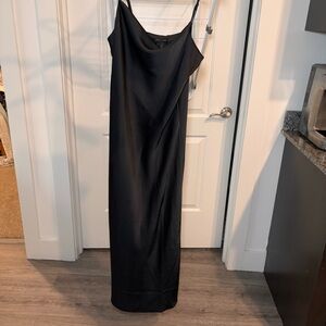 Banana Republic Elegant Black Slip Dress size Small Tall